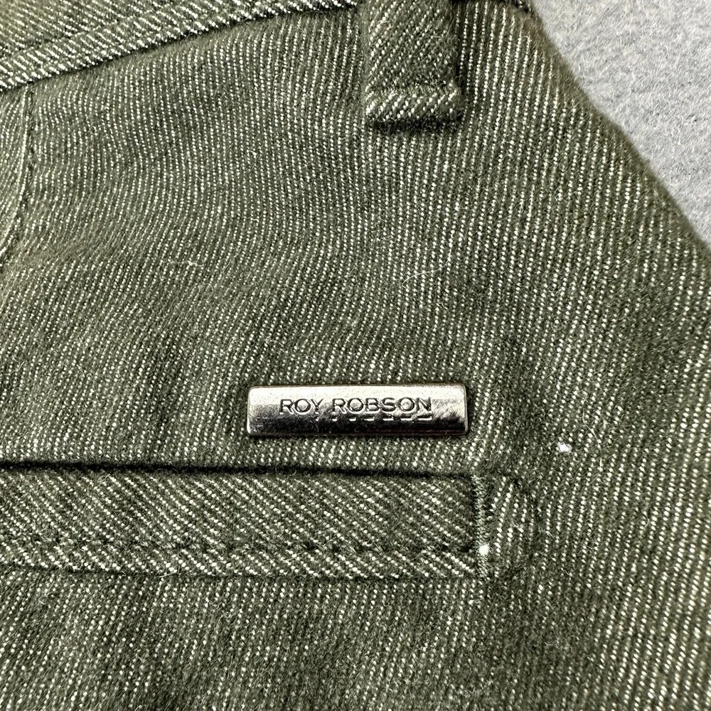 Roy‎ Robson Size 48 (33x32) Jeans Pants Fir Green Scott Chino Slim Fit